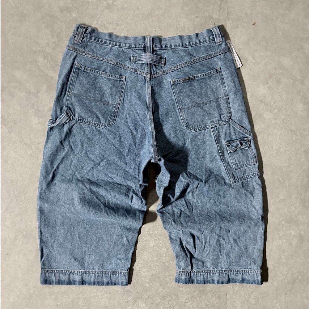 90s Vintage Lee 3/4 Light Wash Jorts -36W